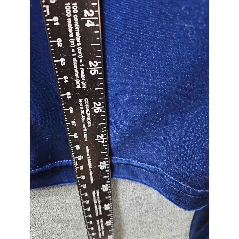 Vintage Blast Women's LG  3 Piece Velour Blue Track Suit Pockets Shoulder Pads - Picture 6 of 16